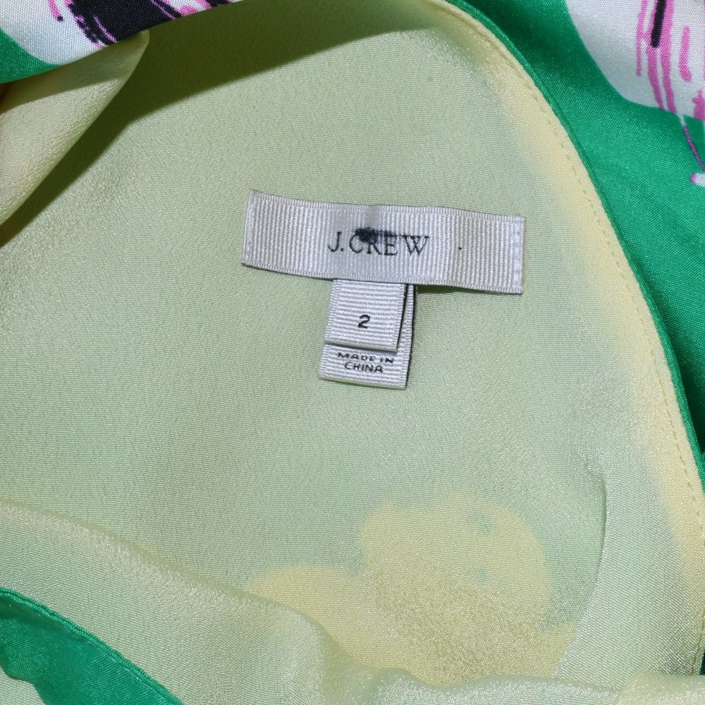 J. Crew Multicolored Silk Dress - Picture 3 of 3